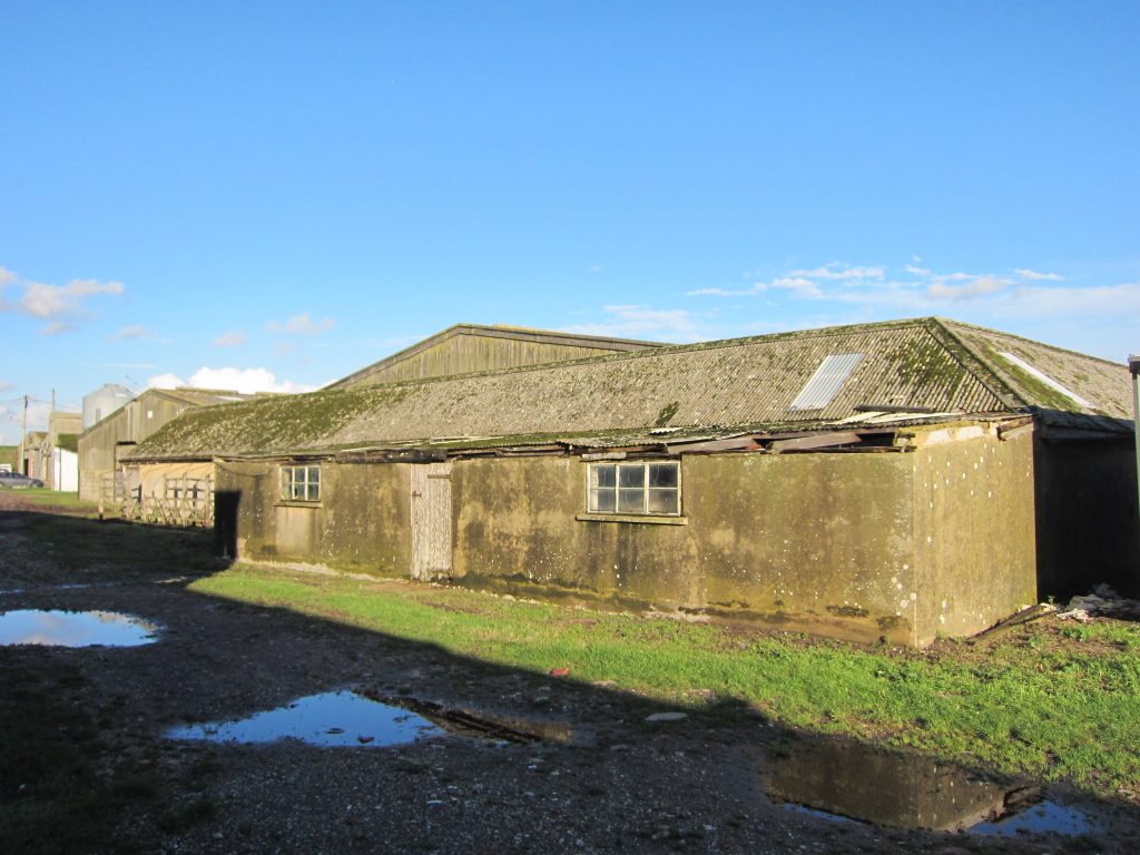 Old original farm buildings 