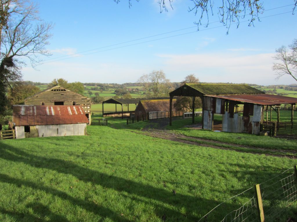 Film set location at Great Knights Farm, East Susssex