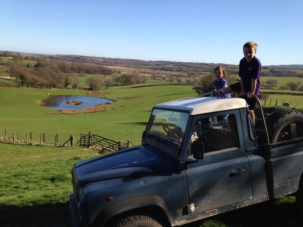 landrover for film or photo shoots.