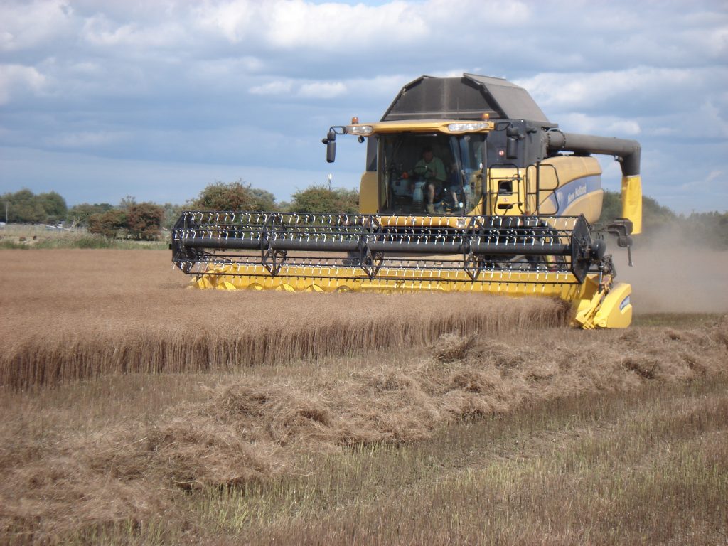 Combine harvester - Whitehall farm 