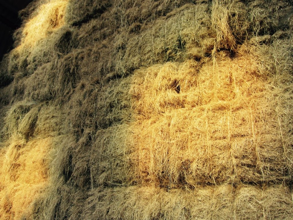 Dappled straw stack - Hare Farm 