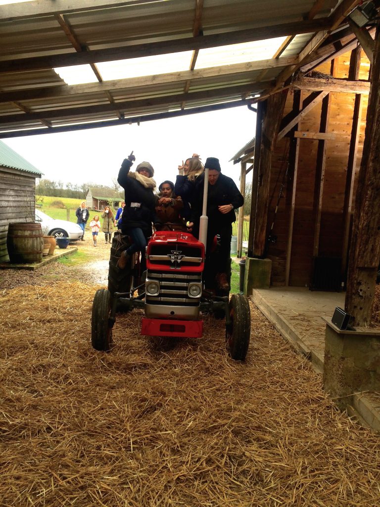 Mini Boden photo shoot on the farm