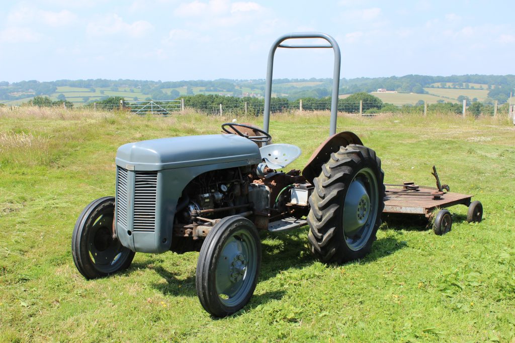 Tractor at Lidham Hill Farm