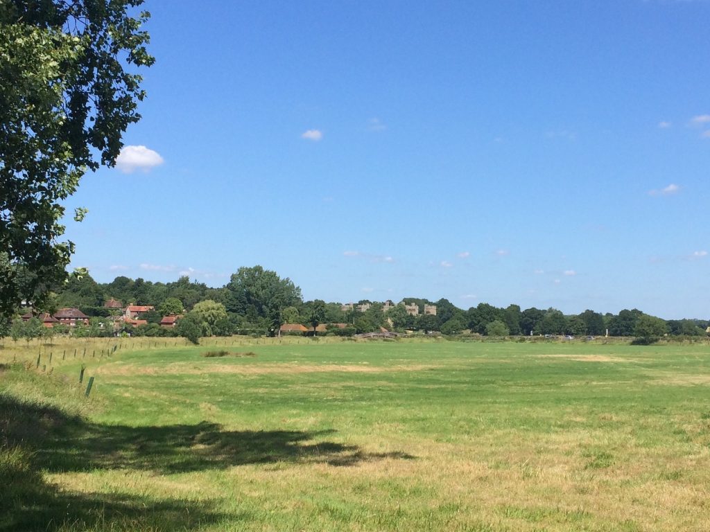 Quarrenden Farm view to Bodiam Castle